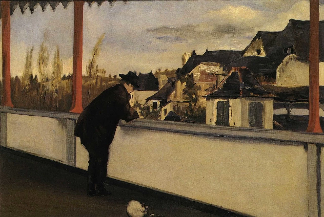  240-Édouard Manet, Oloron-Sainte-Marie, 1871-Sammlung E.G. Bührle 